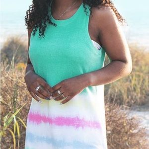 Marleylilly Coastal Cover Up - Rainbow Tie Dye - Size Small - NWT